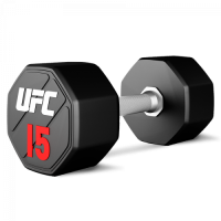 Комплект премиальных полиуретановых гантелей UFC от 12 до 30кг (10пар)