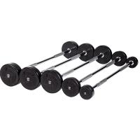 Набор прямых штанг 10-30 кг с шагом в 5 кг (комплект из 5 штанг)