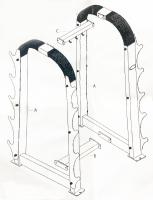 Подставка под 10 грифов