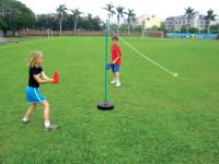 JC-942A Набор для игры в тетербол, Красный/синий