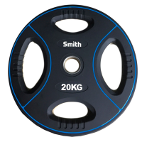 Диск полиуретановый c 4-м хватом Smith Strength 20кг