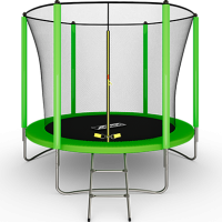 Батут ARLAND 8FT с внутренней страховочной сеткой и лестницей Батут ARLAND 8FT с внутренней страховочной сеткой и лестницей