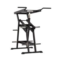 Плечевой жим стоя на свободных весах Gymleco 038