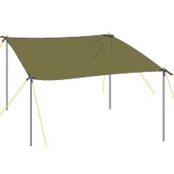 Тент TARP 1 SIMPLE assorted 2478.001