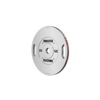 Диск стальной хромированный с отверстиями для хвата Xmaster XMT-CPL-RL-25KG