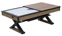 Аэрохоккей "Superior" 7 ф со столешницей, в комплекте аксессуары (221 x 120 x 82 см,мореный дуб)