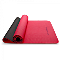 Коврик для йоги TPE 6 мм, черно-красный, двухсторонний Hasttings Digger HD22D1A-Black-Red