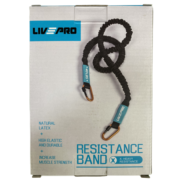 Эспандер с карабином LivePro LP8401 XH