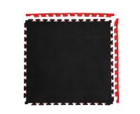 Будо-мат, 100 x 100 см, 40 мм, цвет черно-красный