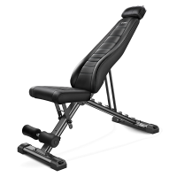 Скамья силовая, универсальная HYFIT, складная, черная D008