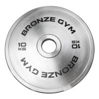 Диск олимпийский BRONZE GYM стальной 10 кг