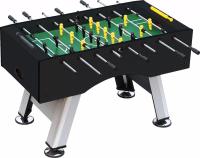 Игровой стол - футбол "Porturin" (140x74x89см, серебристо-черный)