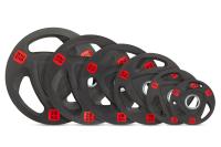 Диск 51 мм. NEO обрезиненный с 3-мя хватами 1,25 кг, VictoryFit VF-ST510125