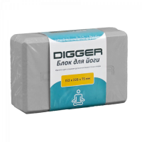 Блок для йоги серый Hasttings Digger HD22E1-G