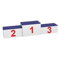 Пьедестал для награждения разборный на металлокаркасе