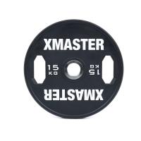 Диск тренировочный обрезиненный черный Xmaster XMT-XEBP-15KG