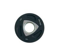 Диск олимпийский полиуретановый 1,25 кг OKPRO серый лого