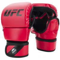UFC Перчатки MMA для спарринга 8 унций красные S/M