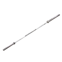 Олимпийский гриф Smith прямой хромированный, нагрузка до 226кг,в комплекте с одной парой пружинных замков