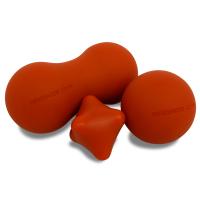 Набор массажных мячей BRONZE GYM, 3 шт.