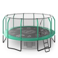 Батут UNIX line SUPREME GAME 16 ft (green) (без нижней сетки)