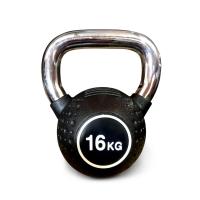 Гиря полиуретановая с хромированной ручкой Protrain KB2015-16