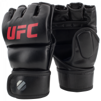 UFC Перчатки MMA для грэпплинга 7 унций чёрные S/M