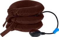 Воротник массажный надувной, коричневый