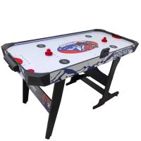 Игровой стол – аэрохоккей с подсветкой DFC Championship 53" 135 х 65 см, складной, белый