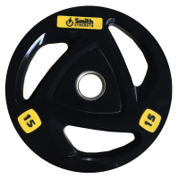 Диск обрезиненный c 3-м хватом Smith Strength 15кг