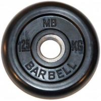 Диск обрезиненный BARBELL MB (металлическая втулка) 1.25 кг / диаметр 26 мм