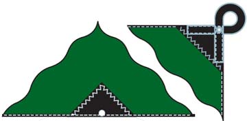 Тент TARP 6M X 5 green , 9180.6501