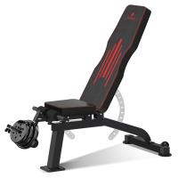 Скамья для жима DFC Sperax со сгибателем / разгибателем для ног
