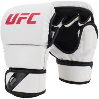 UFC Перчатки MMA для спарринга 8 унций белые L/XL