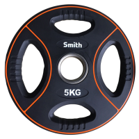 Диск полиуретановый c 4-м хватом Smith Strength 5кг
