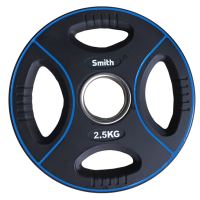 Диск полиуретановый c 4-м хватом Smith Strength 2.5кг