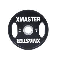 Диск тренировочный обрезиненный черный Xmaster XMT-XEBP-5KG