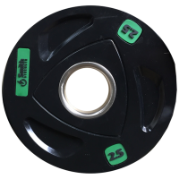 Диск обрезиненный c 3-м хватом Smith Strength 2.5кг