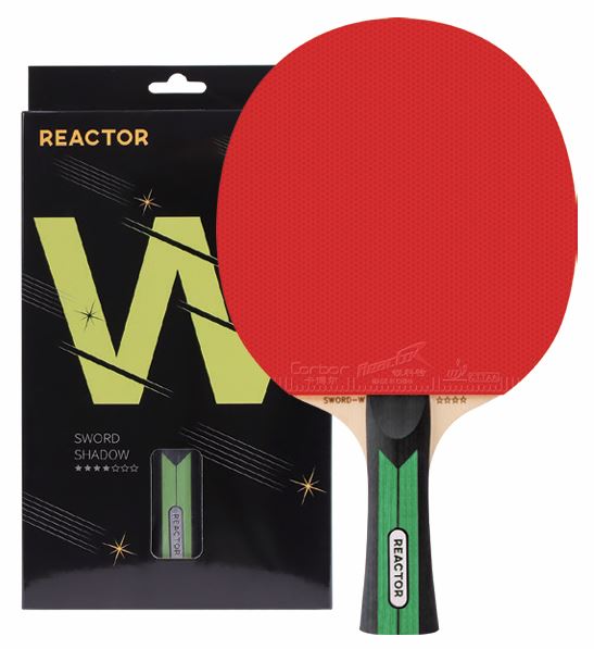 Ракетка для настольного тенниса, REACTOR, 4*, SWORD-W