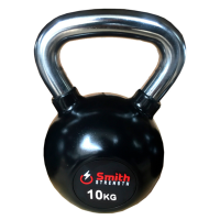 Обрезиненная гиря со стальной рукояткой 10кг