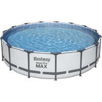 Каркасный бассейн Bestway Steel Pro Max (457x107, с фильтр-насосом, чехлом, диспенсером и лестницей)