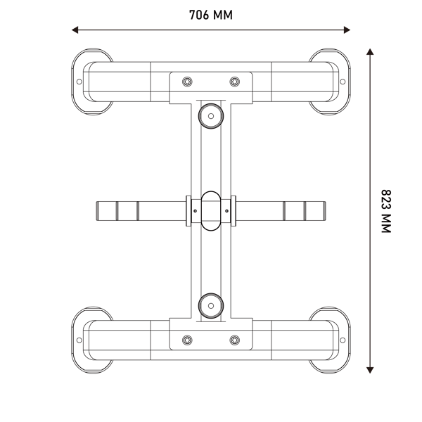 Стойка для дисков и грифов Hasttings Digger OPT66