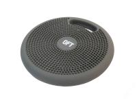 Массажно-балансировочная подушка с ручкой серая