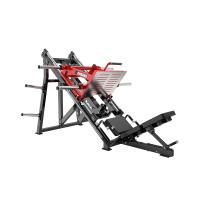 Жим ногами под углом 45 градусов на свободных весах Protrain PP191 (черно-красный)