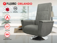 Массажное релакс кресло FUJIMO ORLANDO F3004 VEF Mouse (Space 15)