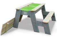 Песочница со скамейкой Акцент закрывающаяся