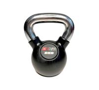 Гиря 6 кг обрезиненная с хромированной ручкой