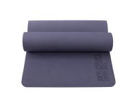 Коврик для йоги и фитнеса 185 х 80 см толщина 8 мм TPE лиловый