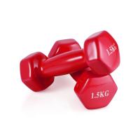 Гантель неразборная 1,5 кг. винил (2 штуки) VictoryFit VF-DV015-2