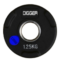 Диск олимпийский обрезиненный 3-х хватовый 1,25кг Hasttings Digger HD51C1C-1,25